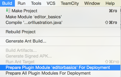 Prepare Plugin for Deployment
